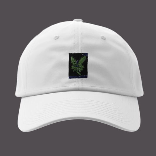 420Like Fitted Baseball Cap |White